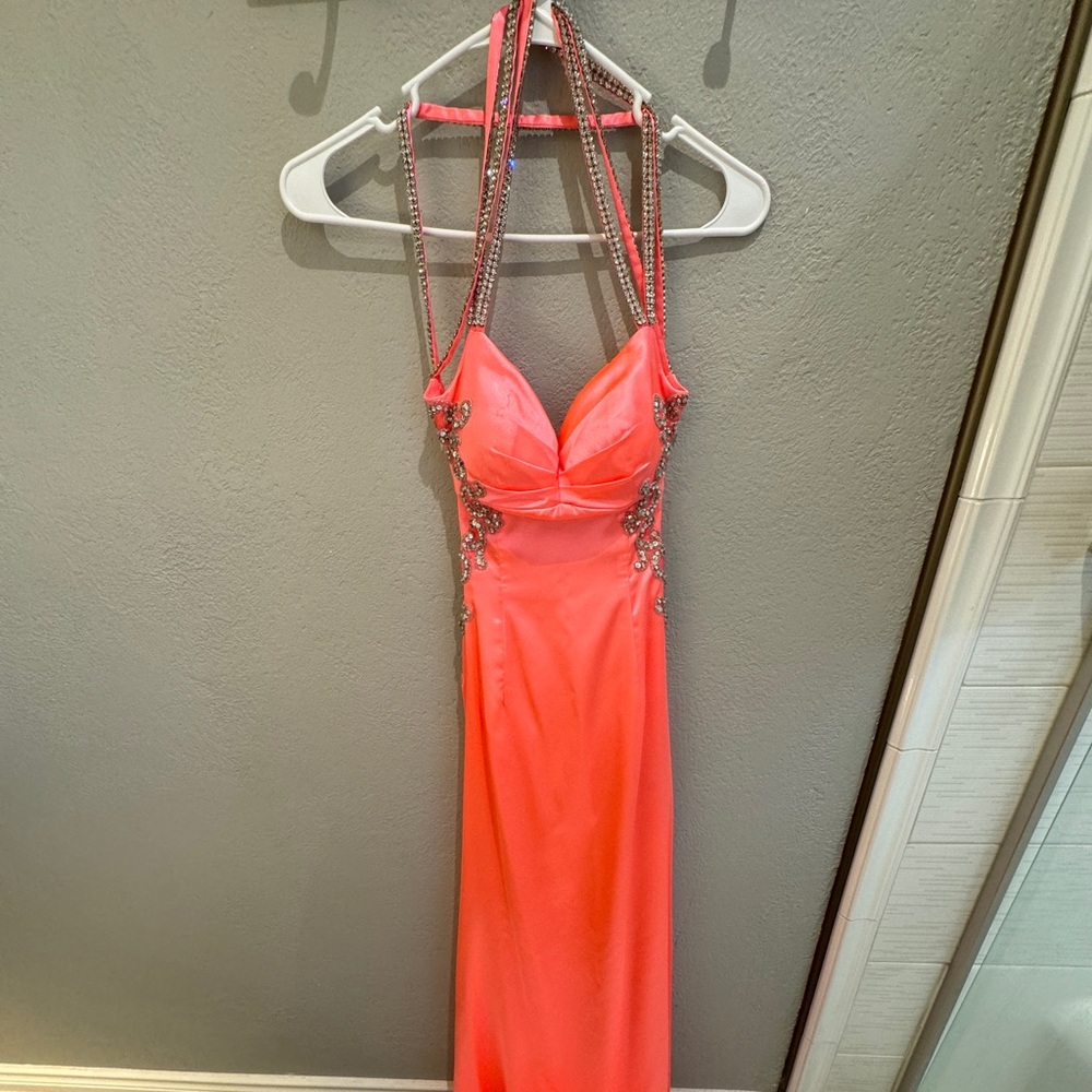 Camille La Vie Coral Formal Dress